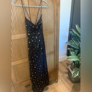 NWT, Nasty Gal, size 4/6, star printed formal dress